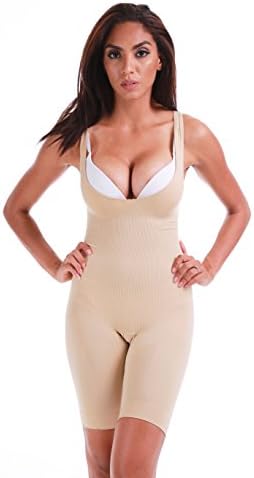 Shapewear-Body mit offenem Brustbereich und formendem Slip