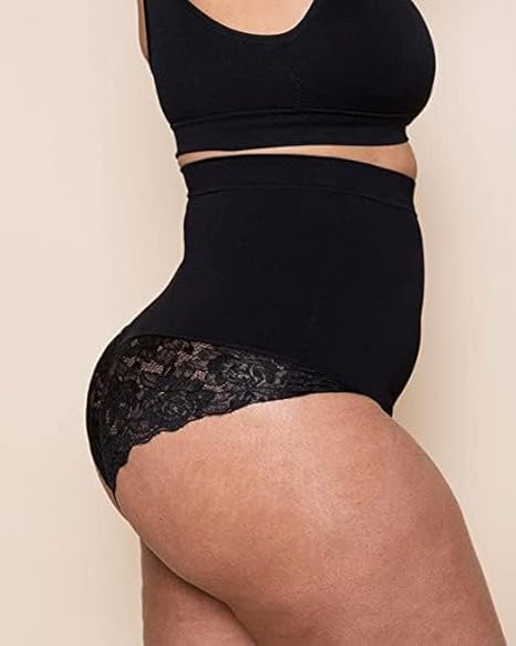 Spitzen High-Waist Shaping Shorts