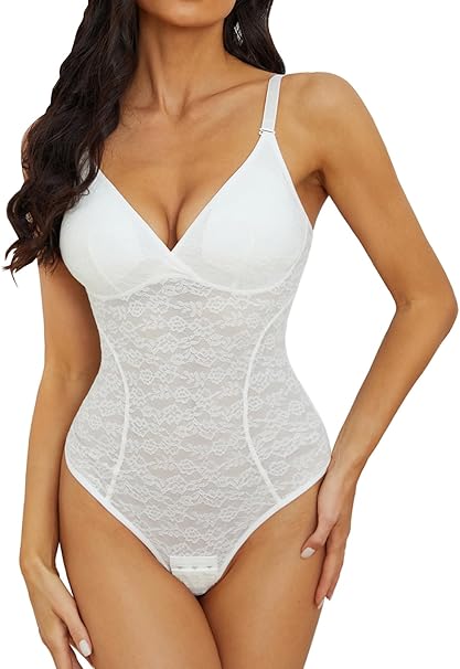 Spitzen-Shapewear-Bodys