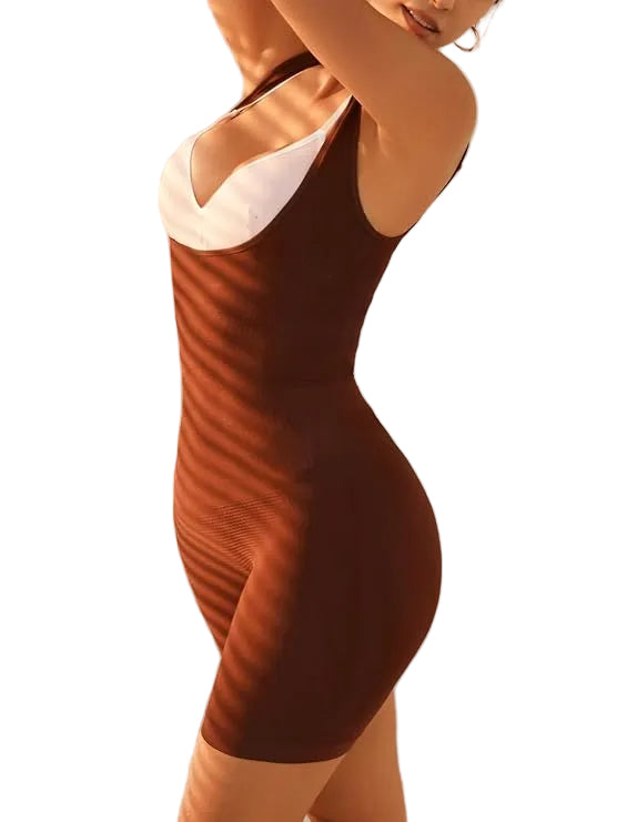 Shapewear-Body mit offenem Brustbereich und formendem Slip