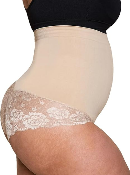 Spitzen High-Waist Shaping Shorts