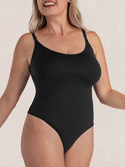 Scoop Neck Shapewear-Body mit Tanga-Schnitt