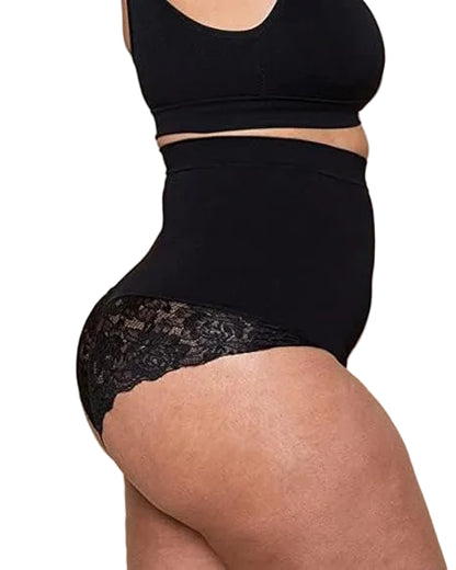 Spitzen High-Waist Shaping Shorts