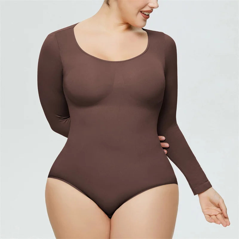 Langärmliger Body Shaper