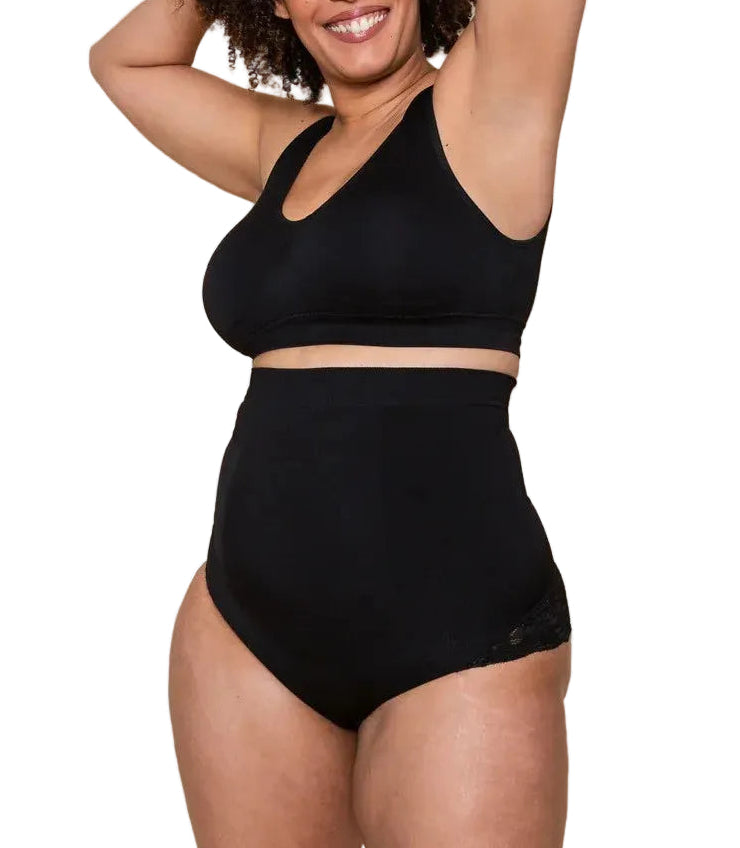 Spitzen High-Waist Shaping Shorts