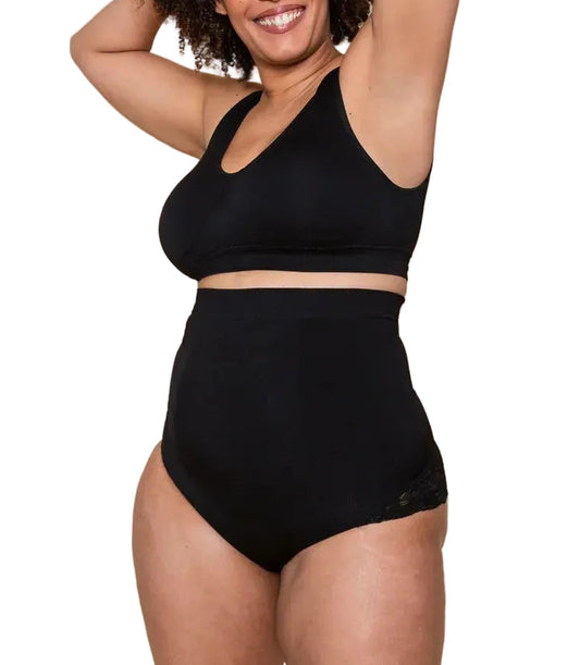 Spitzen High-Waist Shaping Shorts