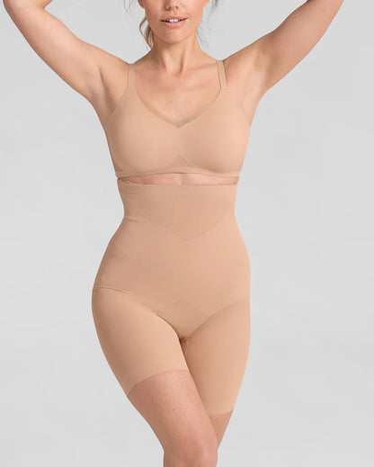 High-Waist Cross Shorts