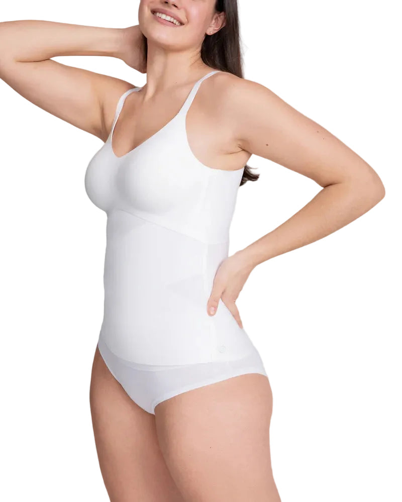 Nahtloses Kompressions-Top mit Mesh-Details