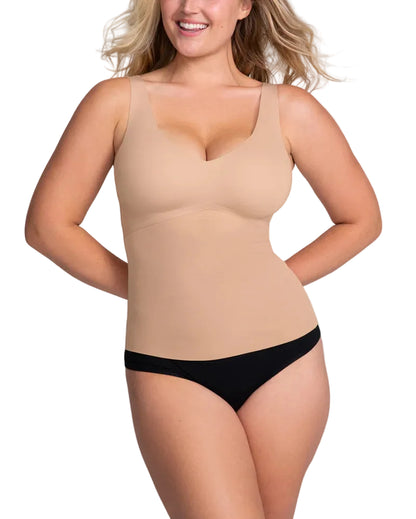 Nahtloses Kompressions-Top mit Mesh-Details